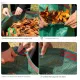 2PCS 160L(60cm*60cm) Heavy-Duty Foldable Garden Leaf Bag - Large-Capacity Horizontal Dustpan