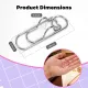 Paper Clip Pen Holder, Metal Pen Clips for Notebook - 8 Pcs Colorful Pen Clip Holder Planner Accessories, Colorful Cute Pen Clips (Only for Pens with a Thickness of Less Than 0.5 Inches)
