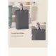 Ultra thin laundry basket, narrow laundry basket with handle, foldable, portable storage box for dirty clothes (dark gray 39*19*60)