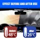 Car Windshield Sun Shade, 55.1 x 27.5 Front Windshield Sunscreen Heat Shield, Universal Car Front Window Sun Protector Cover, Car Windshield Cooling Cover for Truck SUV Car (Silver)