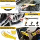 22 Pieces Car Wash Kit with Polishing Tools, Rim Brush and Interior and Exterior Car Care Accessories for Vehicle Cleaning