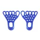 Yoga Stretching Belt Foot Stretcher Calf relaxationAnkle Strap Bands Yoga Stretch Strap Calf Leg Foot Stretcher - Blue