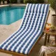 Rans Blue Alfresco Cotton Outdoor Indoor Lounge Mat 62 x 194 cm