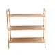 Multi Layer Shoe Rack Thicken Bamboo Large Capacity Durable Shoe Storage Rack for Bedroom Dormitory 3 Layers, 50cm/19.7in Length
