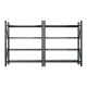 Giantz 4Mx2.4M Garage Shelving Warehouse Rack Black