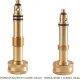 4" Twist Hose Nozzle + Garden Hose Quick Connector