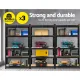 Giantz 3x1.8M Garage Shelving Warehouse Rack Pallet Racking Storage Shelf Black