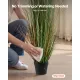 Artificial Grass Plant, 2 Pack 1194mm Reed Flower Grass in Pot, Premium PVC Faux Fake Greenery Shrubs Plant for Indoor Outdoor House Home Garden Office Room Décor, Housewarming, Green