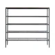 Artiss Shoe Rack 5-tier 25 Pairs Walnut Bob