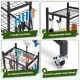 Gardeon Garden Tool Organizer with Wheels Heavy Duty Garage Yard Storage Cart