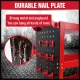 Red 3-Tier Tool Cart Storage Trolley Toolbox Workshop Garage Organiser 150kg Red