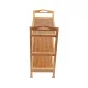 Multi Layer Shoe Rack Thicken Bamboo Large Capacity Durable Shoe Storage Rack for Bedroom Dormitory 3 Layers, 50cm/19.7in Length