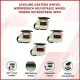 Leveling Casters Swivel Workbench Adjustable Wheel 1000KG Retractable 4PCS