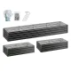 Green Fingers 2-in-1 Raised Garden Bed Kit Ergonomic 45cm Professional Depth 320cm Large Metal Planter Box | Easier Access Veggie Patch | Rust-Proof Galvanised Steel with Safe Rounded Corners & Gloves