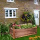 Fin Rot-Resistant Wood Modular Raised Garden Bed Outdoor Elevated Herb Planter Box