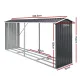 Giantz Firewood Storage Shed 334.5CM x 92CM Outdoor Log Rack Galvanised Steel Wood Holder