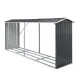 Giantz Firewood Storage Shed 334.5CM x 92CM Outdoor Log Rack Galvanised Steel Wood Holder
