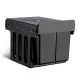 Cefito Pull Out Bin Kitchen Double Basket 2X15L Black