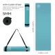 Mandala Yoga Mat Premium Bundle, Includes Yoga Mat 188cm H x 61cm W, Yoga Strap & Steel Hydration Bottle - Teal