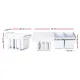 Cefito Pull Out Bin Kitchen Double Basket 2X15L White