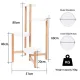 4-Tier Plant Stand Corner Flower Pot Holder