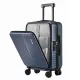 Wanderlite 20" Luggage Suitcase Front Pocket Travel Carry On Dual TSA Navy
