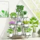 Stable 7 Tier Metal Plant Stand Flower Pot Rack Display Holder Shelf Home Garden
