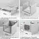 CARLA HOME Foldable Enclosed Cat Litter Box with Scoop - Grey - Plastic - Kitty Litter Tray