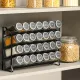 Spice Rack organiser with 28 Spice Jars, Spice Labels, Funnel and Marker for Kitchen Countertop