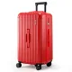 Wanderlite 28" Trunk Luggage Suitcase Travel 5 Wheels Type-C Port TSA Red