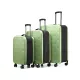 Grey 20 Inch Foldable Carry-on Suitcase with 360 Spinner Wheels and Combination Lock, Lightweight Space Saving Hard Shell Luggage for Australian Travel