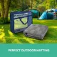 Weisshorn 6x2.5M Annex Matting 600GSM Floor Mats Hollow Design Mesh Caravan