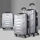 Wanderlite 3Set 20-24-28 Inch Luggage with TSA Lock Spinner Carry On Hard Shell Travel Suitcase Luggage Case Silver