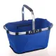 Foldable Picnic Basket Aluminum Frame Waterproof 600D Oxford Blue