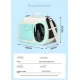 Purple Colors Pet Carrier Backpack, Breathable Cat Carrier Backpack with Transparent Window, Airline Approved Dog Backpack Carrier for Small Dogs and Cats, Travel Hiking Camping