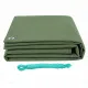Instahut 3x4m Tarp Tarpaulin 600GSM Camping Canvas Heavy Duty Water Resistant