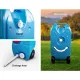 Weisshorn 40L Portable Water Container Carrier Wheels Water Tank Camping Blue