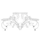 Outdoor Indoor Metal Flower Pots Planter Plant Stands Garden Shelf Racks