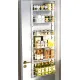 6 Tier Adjustable Baskets Over Door Pantry Organiser for Home Kitchen