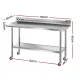 Cefito Stainless Steel Kitchen Bench w/ Splashback 1500x600MM 430