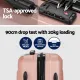 Wanderlite 2Set 20 Inch Luggage Case with 12 Inch Handheld Luggage Box Hard Shell Travel Suitcase TSA Lock  Rose Gold