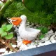 Cute Pelican Planter Pot, Small Resin Pelican Flower Pot with Drainage, Funny Animal Succulent Planter for Indoor Outdoor Garden Desk Decor Gift