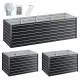 Green Fingers 2-in-1 Raised Garden Bed Kit, 240cm/120cm| 77cm Extra Deep Ergonomic Planter Box | Protect Your Back | Galvanised Steel Vegetable Flower Pot for Outdoor Garden | Includes Gloves & Pegs