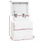 Artiss Bedside Table 2 Drawers Lift-up Storage - COLEY White
