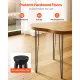 4 Pack Hairpin Table Legs 101.6cm Black Heavy Duty 3 Rod Carbon Steel Furniture Legs for Desk Dining Table Bench End Table DIY Each Supports 99.8kg