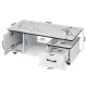 Artiss Coffee Table Marble Finish Center Table with Storage Drawer Cabinet Wood White