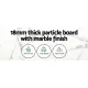 Artiss Dining Table Round Marble Effect 110CM
