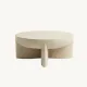 Interior Ave - Zelda Sculptural Stone Coffee Table - Sand Textured Finish