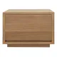 Oscar 1 Drawer Low Bedside Table (Natural)