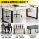 Black Table Legs Frame Metal Dining Table Desk 600X720MM